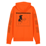 Oransje Soft Spot Hettegenser